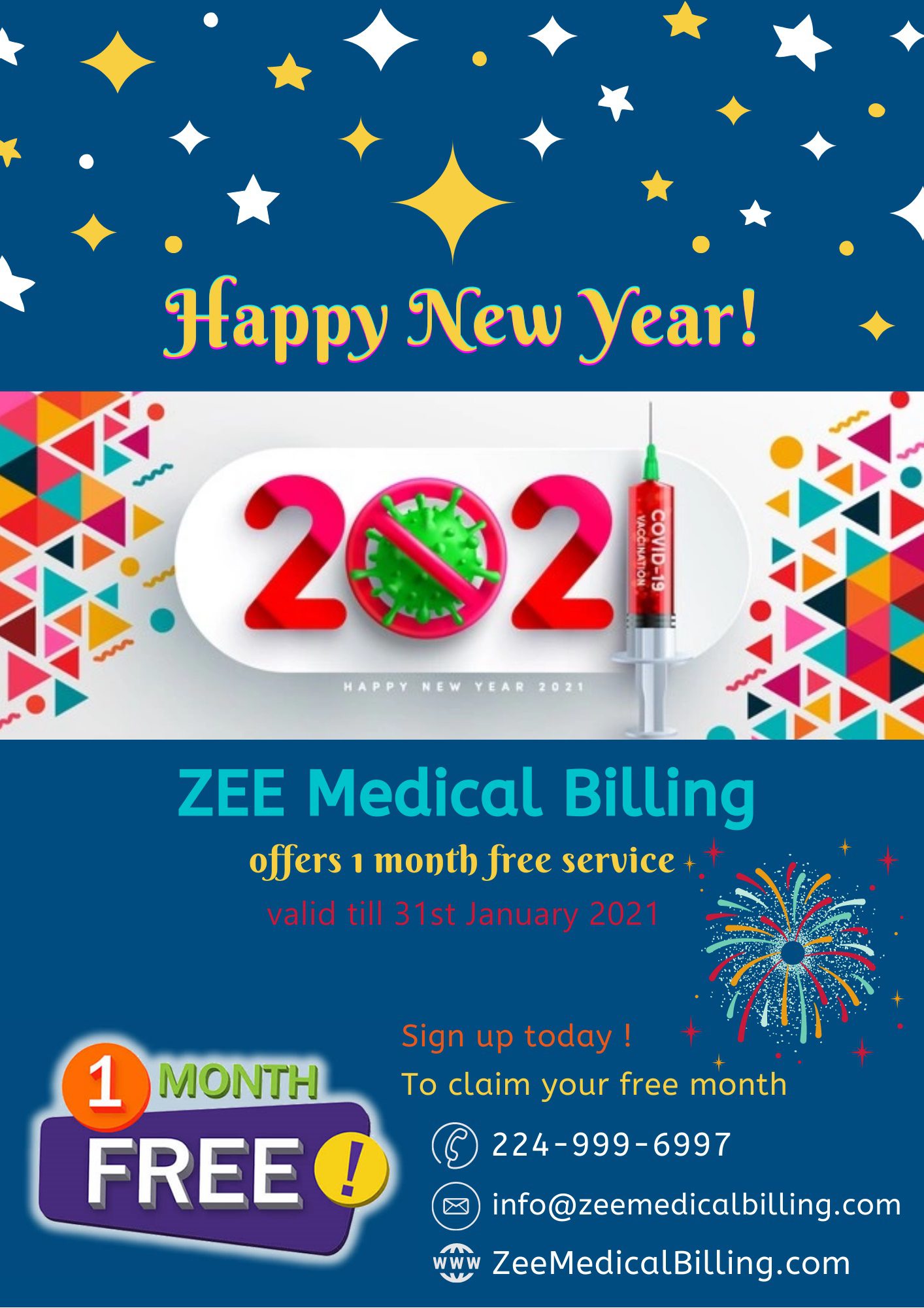 2021 New Year Offer - 1 Month Free Trail